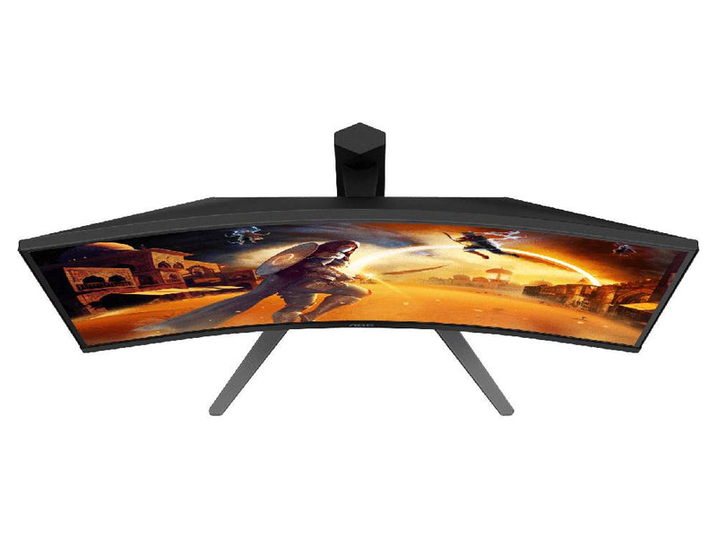 AOC CQ27G4 27" 2K Curved Gaming Monitor. 2560 × 1440 (QHD), 180Hz, 0.5ms, Fast VA, Adaptive Sync, HDR10