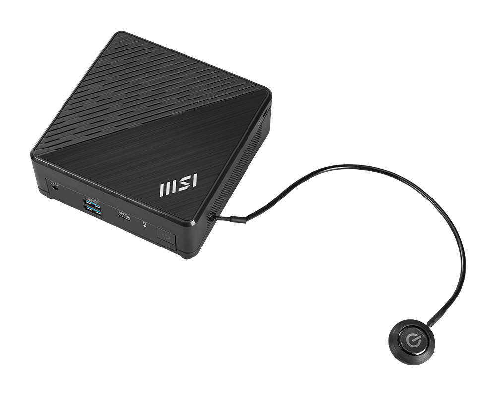 MSI Cubi N ADL-008AU Cubi N ADL Mini PC. Black, Pentium N200/4GB/128GB SSD/Wifi/Win11Pro/3Y