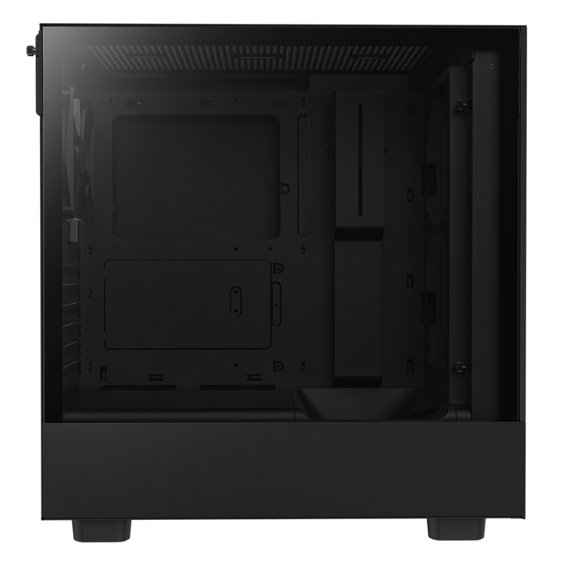 NZXT H Series H5 Flow Edition ATX Mid Tower Chassis All Black color