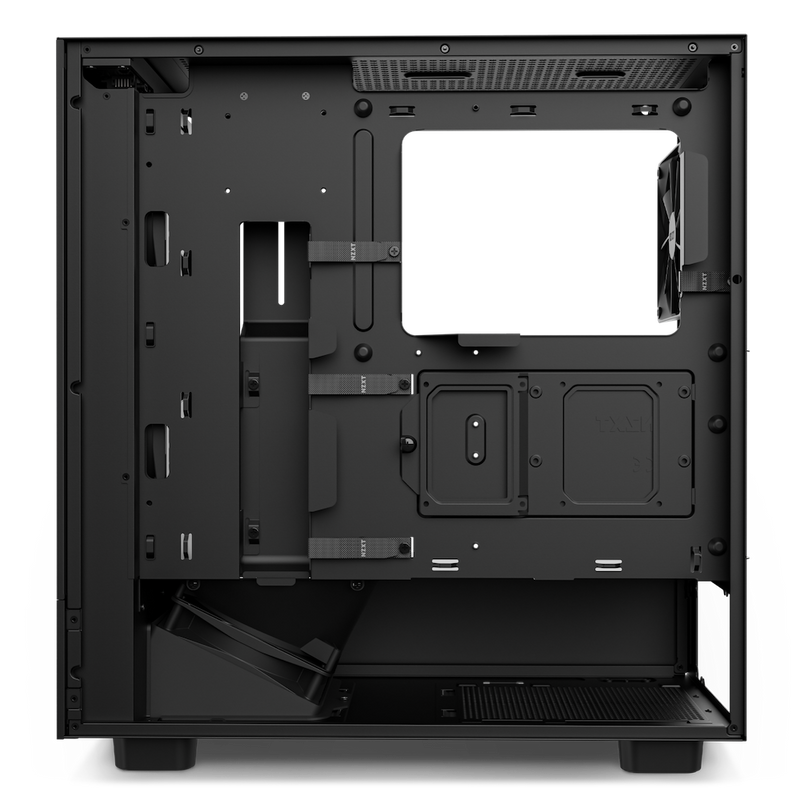 NZXT H Series H5 Flow Edition ATX Mid Tower Chassis All Black color