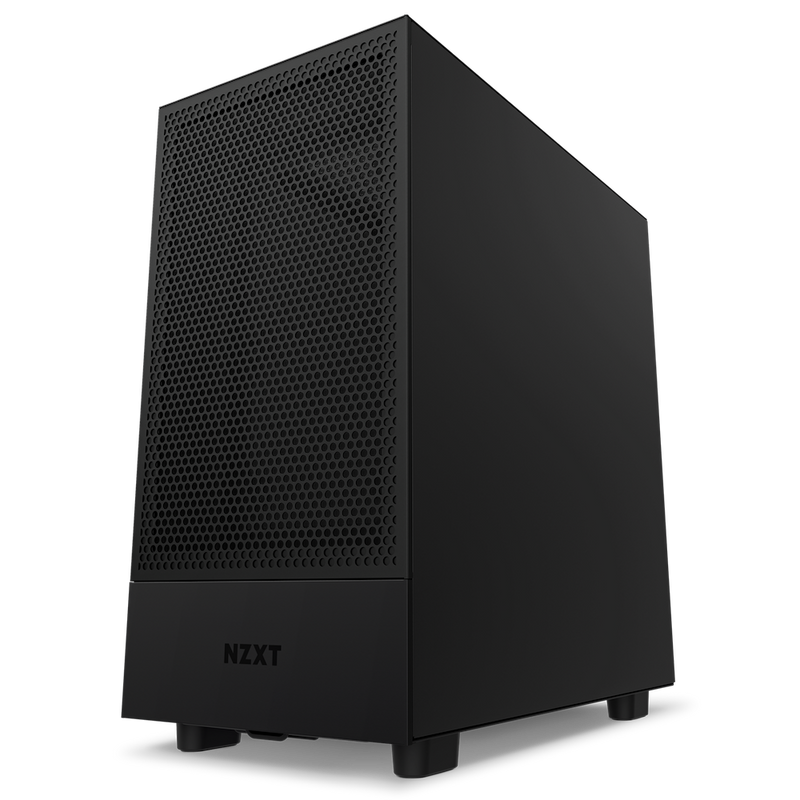 NZXT H Series H5 Flow Edition ATX Mid Tower Chassis All Black color