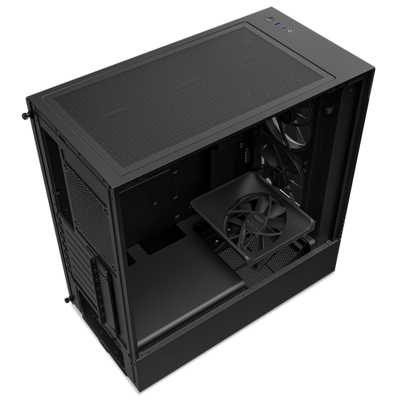 NZXT H Series H5 Elite Edition ATX Mid Tower Chassis All Black color