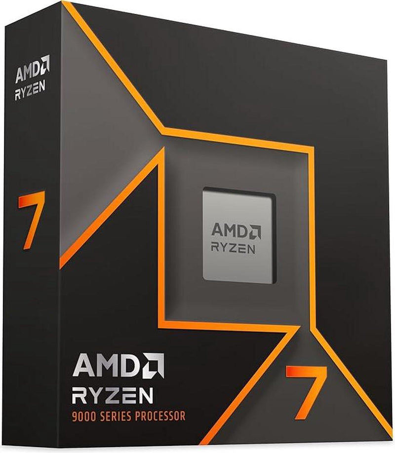 AMD 100-100001404WOF Ryzen 7 9700X 8Cores/16Threads, 65w, Max Boost Clock 5.5 GHz, PCIE 5.0, 32MB Cache, Radeon™ Graphics, 2200 MHz Frequency