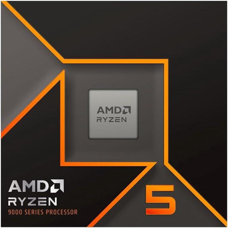 AMD 100-100001405WOF Ryzen 5 9600X 6Cores/12Threads, 65 watts, Max Boost Clock 5.4 GHz, PCIE 5.0, 32MB Cache, Radeon™ Graphics, 2200 MHz Frequency