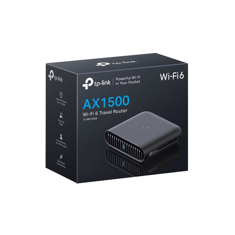 TP-Link TL-WR1502X AX1500 Wi-Fi 6 Pocket Travel Router