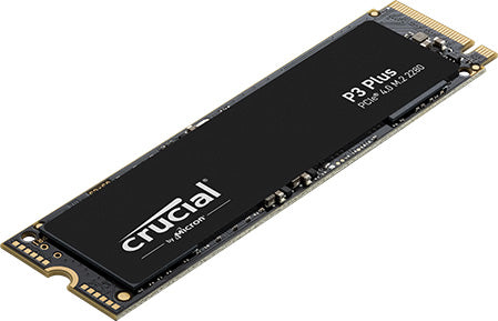 Crucial CT4000P3PSSD8 P3 Plus 4TB Gen4 NVMe SSD 4800/4100 MB/s R/W 800TBW 650K/900K IOPS 1.5M hrs MTTF Full-Drive Encryption M.2 PCIe4 5yrs