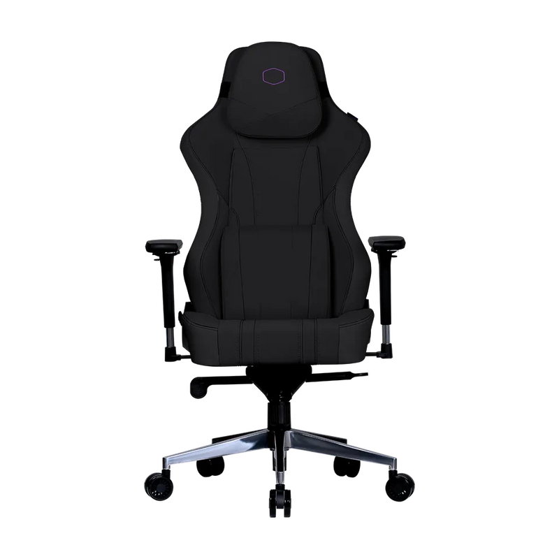 Cooler Master CMI-GCX2C-BK Caliber X2C Gaming Chair COOL-IN Edition, Black Colour, COOL-IN Tech, Designed for Ultra Comfort and Style, Comes with Ergo Head&Built-In Lumbar Pillows