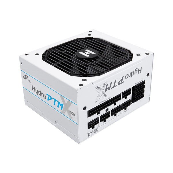 FSP HPT3-1200M, Gen5 (White) Hydro PTM X PRO ATX3.0(PCIe5.0) 80 Plus Platinum 1200W ATX Power Supply. White