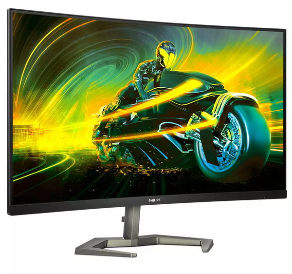 Philips 32M1C5200W 31.5" (16:9) FHD Evnia Curved Gaming Monitor. VA, 1920x1080, 0.5ms, 240Hz, HDMI(2), DP, H/Adj, 3YR