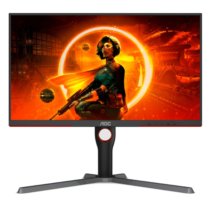 AOC Q27G3ZE 27" Fast IPS 240Hz, 0.5ms, QHD 2560 x 1440, 350 cd/m2, HDR 400, HDMI 2.0 x2, DP 1.4 x 2,FreeSync Premium, Gaming Monitor