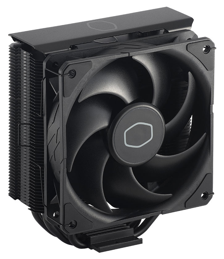 Cooler Master RR-S4KK-25SN-R1 Hyper 212 Black, Full Black Coated, 1x 120mm SickleFlow Edge Fan, CryoFuze Thermal Paste Included.