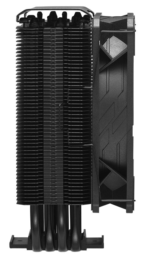 Cooler Master RR-S4KK-25SN-R1 Hyper 212 Black, Full Black Coated, 1x 120mm SickleFlow Edge Fan, CryoFuze Thermal Paste Included.