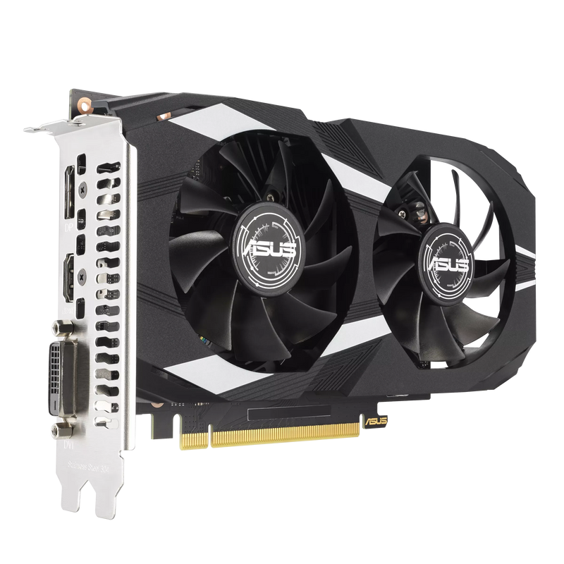 ASUS DUAL-RTX3050-O6G Dual GeForce RTX™ 3050 OC Edition 6GB GDDR6 with two powerful fans AAA gaming performance and ray tracing