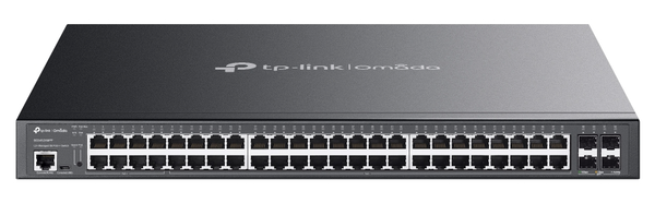 TP-Link SG3452XMPP Omada 48-Port Gigabit and 4-Port 10GE SFP+ L2+ Managed Switch with 40-Port PoE+ & 8-Port PoE++