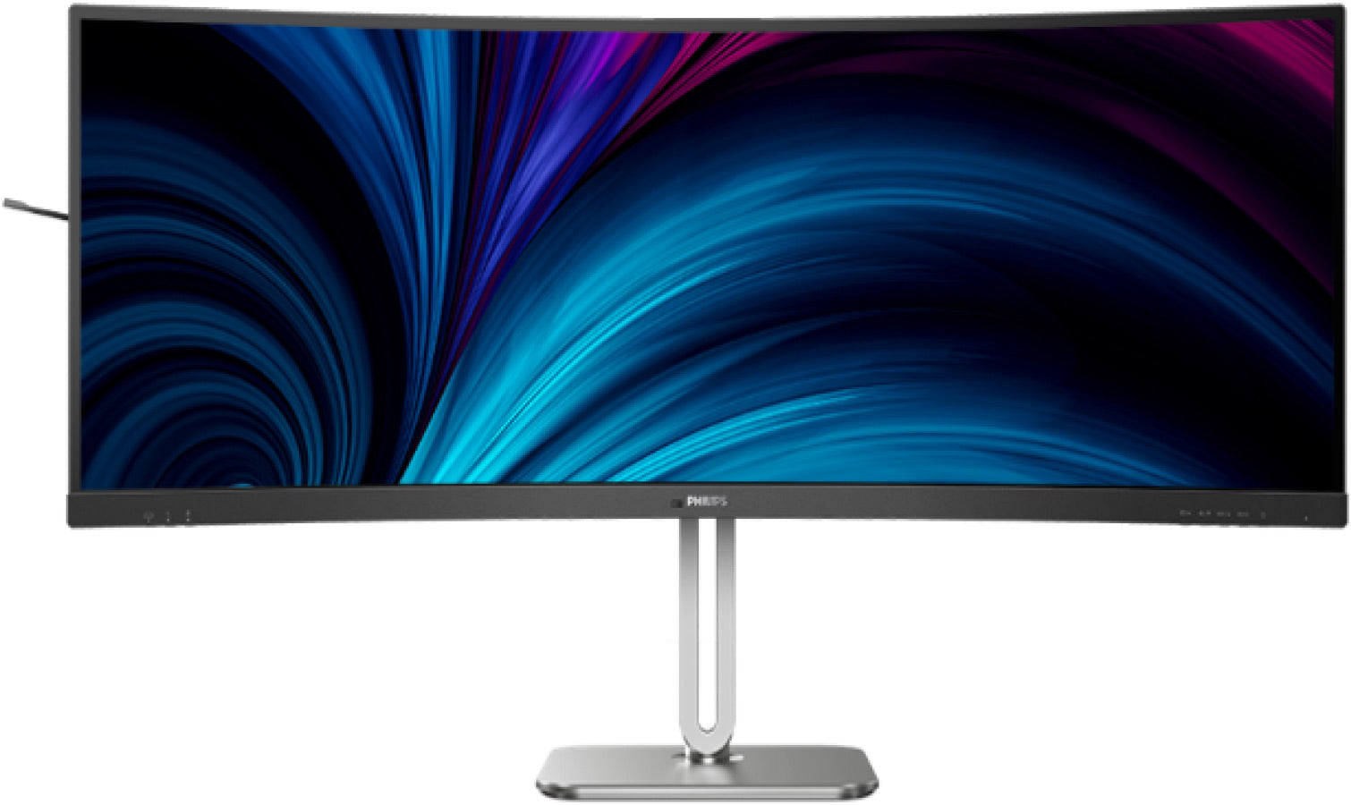 Philips 34B2U5600C 34" (21:9) WQHD UltraWide Curved Monitor. VA, 3440x1440, 4ms, 120Hz, HDMI(2), DP, USB-C/96W PD, RJ45, KVM, H/Adj, Speaker, 4YR