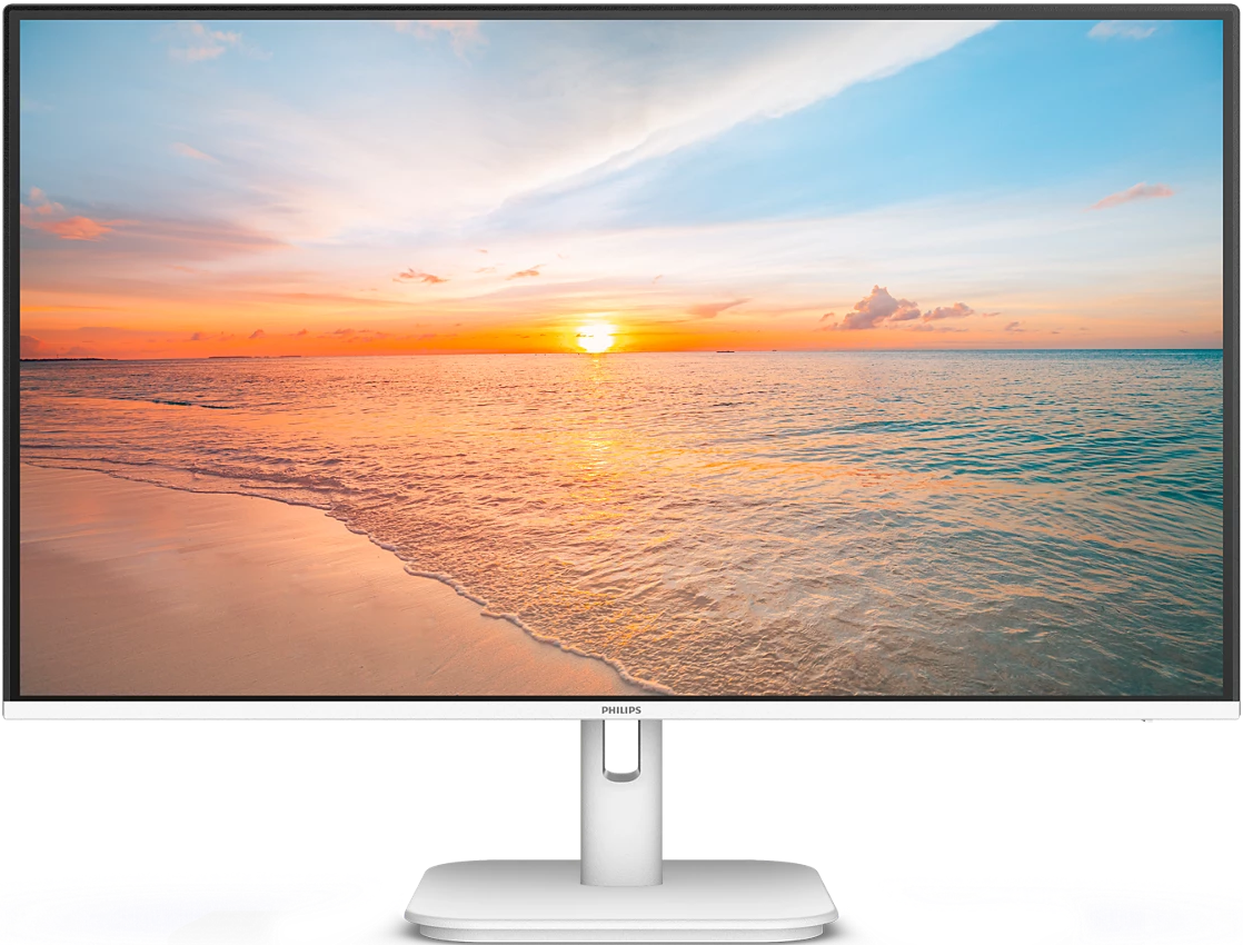 Philips 27E1N1100AW 27" (16:9) FHD Monitor. IPS, 1920x1080, 4ms, 100Hz, VGA, HDMI, Speaker, White, 3YR