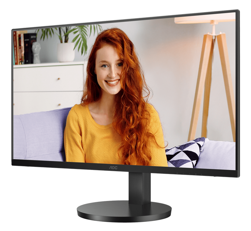 AOC U27B3AF 27" 4K IPS Monitor. 3840 x 2160 (UHD), IPS, 10-bit color, HDR 10, Built-in Speaker, Flicker Free