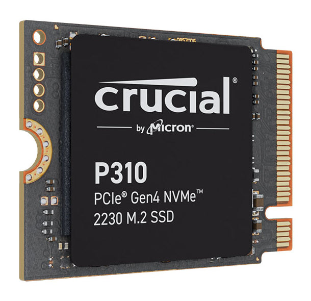 Crucial CT2000P310SSD2 P310 2TB Gen4 2230 NVMe SSD 7100/6000 MB/s R/W, M.2 PCIe4, 5yrs