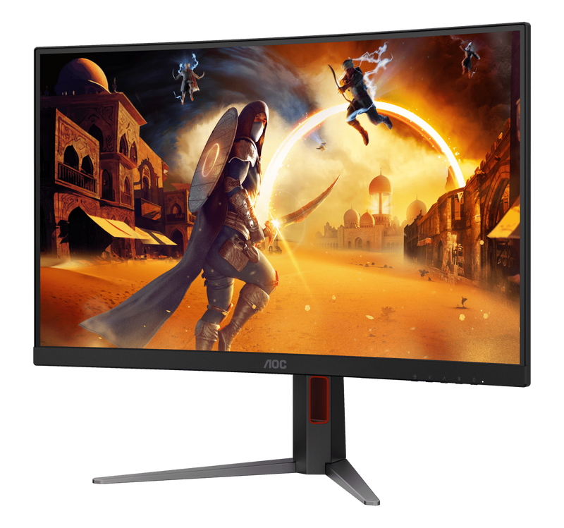 AOC C27G4Z 27" Curved Gaming Monitor. FHD, 0.3MS, 280HZ, FREESYNC, 1500R, HDMI, DP, H/ADJ, 3YR