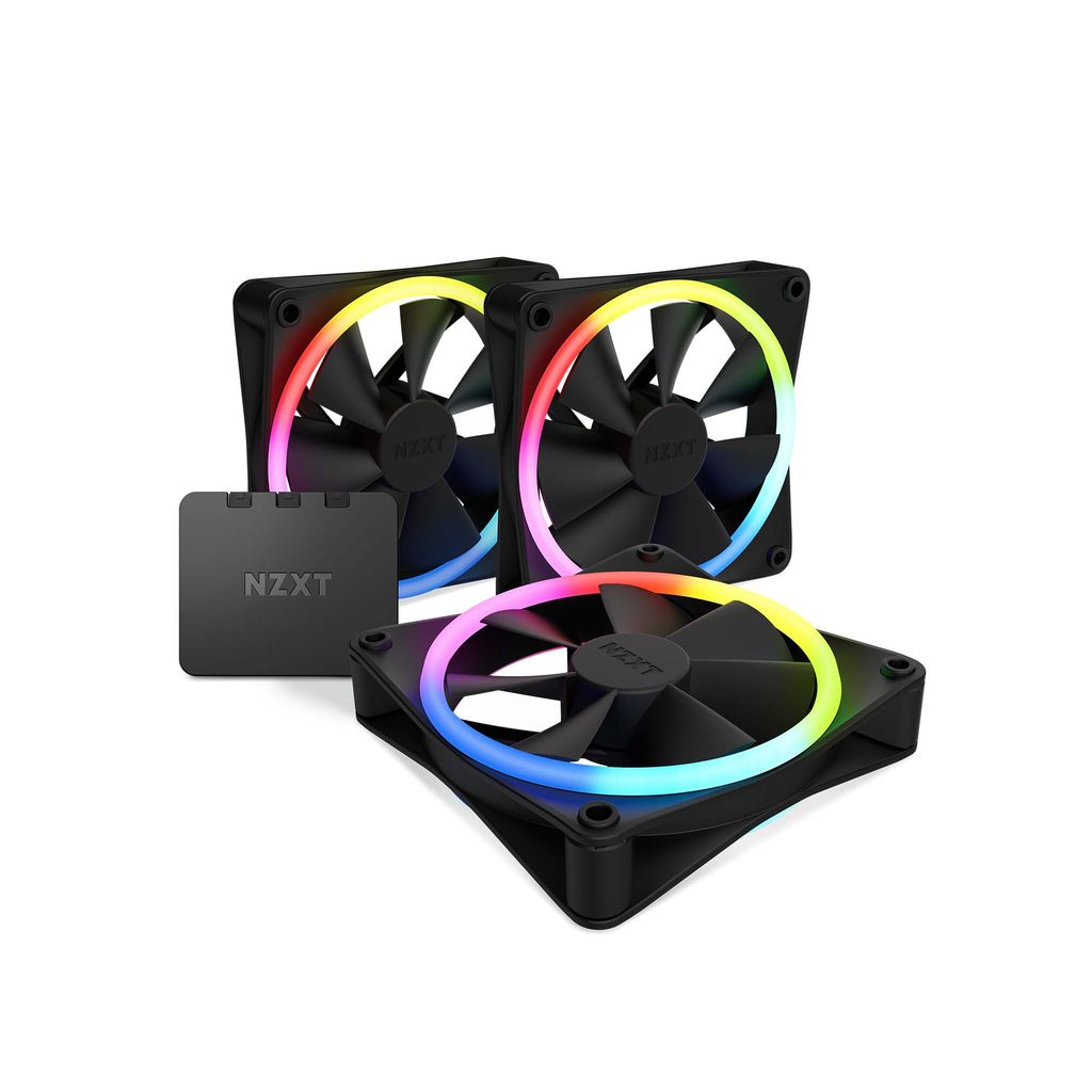 NZXT RF-D12TF-B1  F120RGB DUO - 120MM DUAL-SIDED RGB FAN - TRIPLE PACK