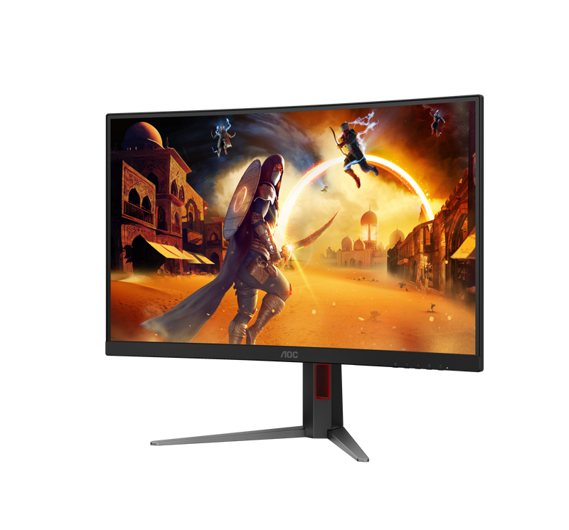 AOC C27G4Z 27" Curved Gaming Monitor. FHD, 0.3MS, 280HZ, FREESYNC, 1500R, HDMI, DP, H/ADJ, 3YR