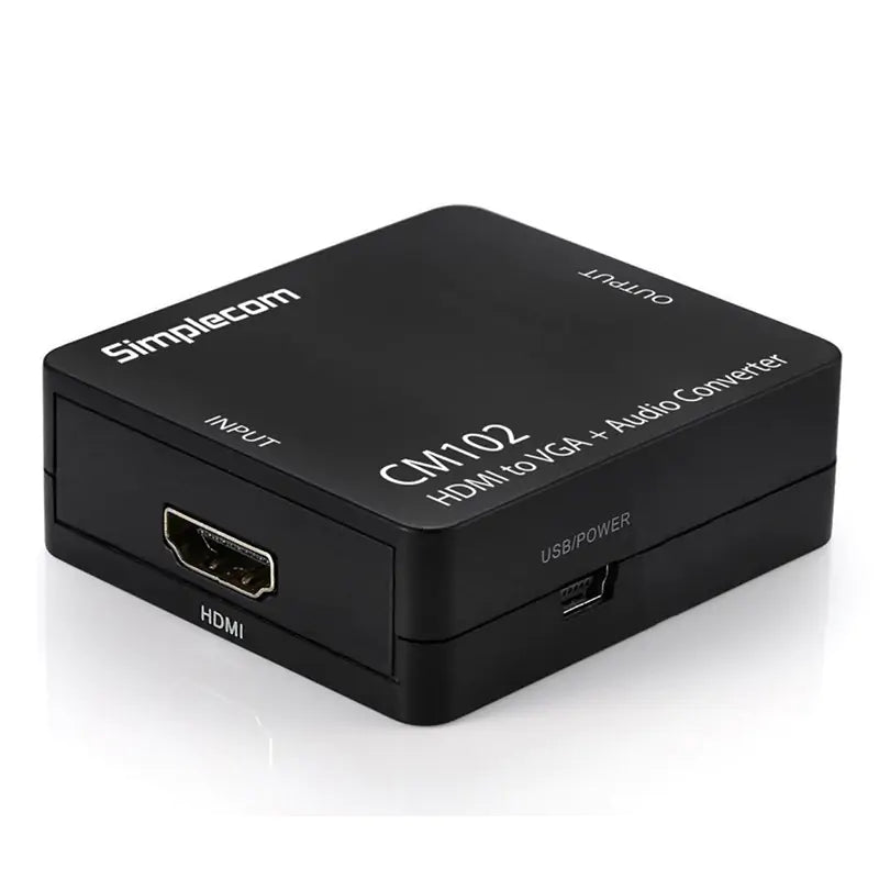 Simplecom CM102 HDMI to VGA + Audio 3.5mm Stereo Converter