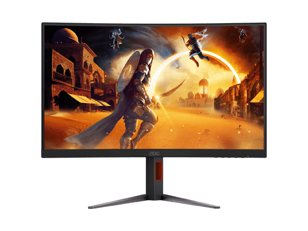 AOC CQ27G4 27" 2K Curved Gaming Monitor. 2560 × 1440 (QHD), 180Hz, 0.5ms, Fast VA, Adaptive Sync, HDR10