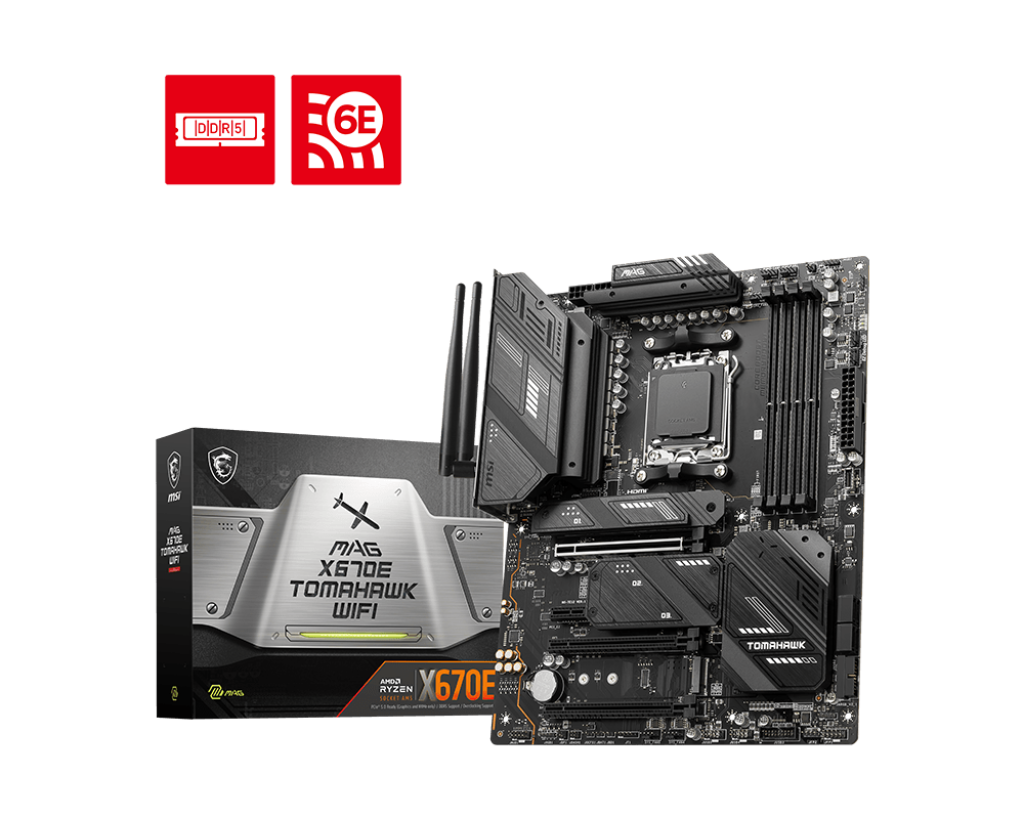 MSI X670E TOMAHAWK WIFI AM5 DDR5 ATX Motherboard