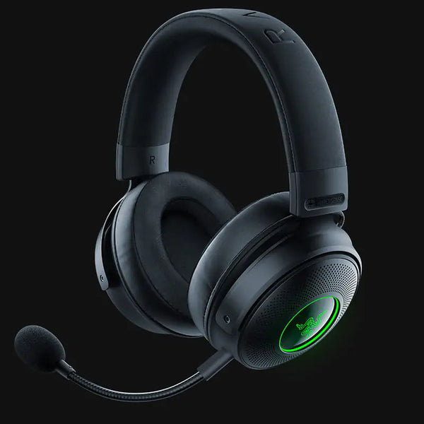 Razer (RZ04-03460100) Kraken V3 Pro Wireless Haptic PC Gaming Headset, HyperClear SuperCardioid Mic, Wireless 2.4GHz, RGB