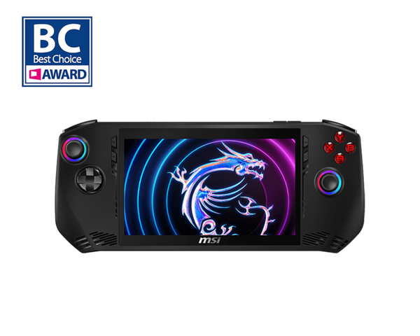 MSI Claw A1M-058AU Handheld Gaming Console. 7" FHD 120Hz Touchscreen - Ultra 5-135H - 16GB RAM - 512GB SSD - Intel Arc Graphics - WiFi 7 - Black - Windows 11 Home - 1 Year Warranty