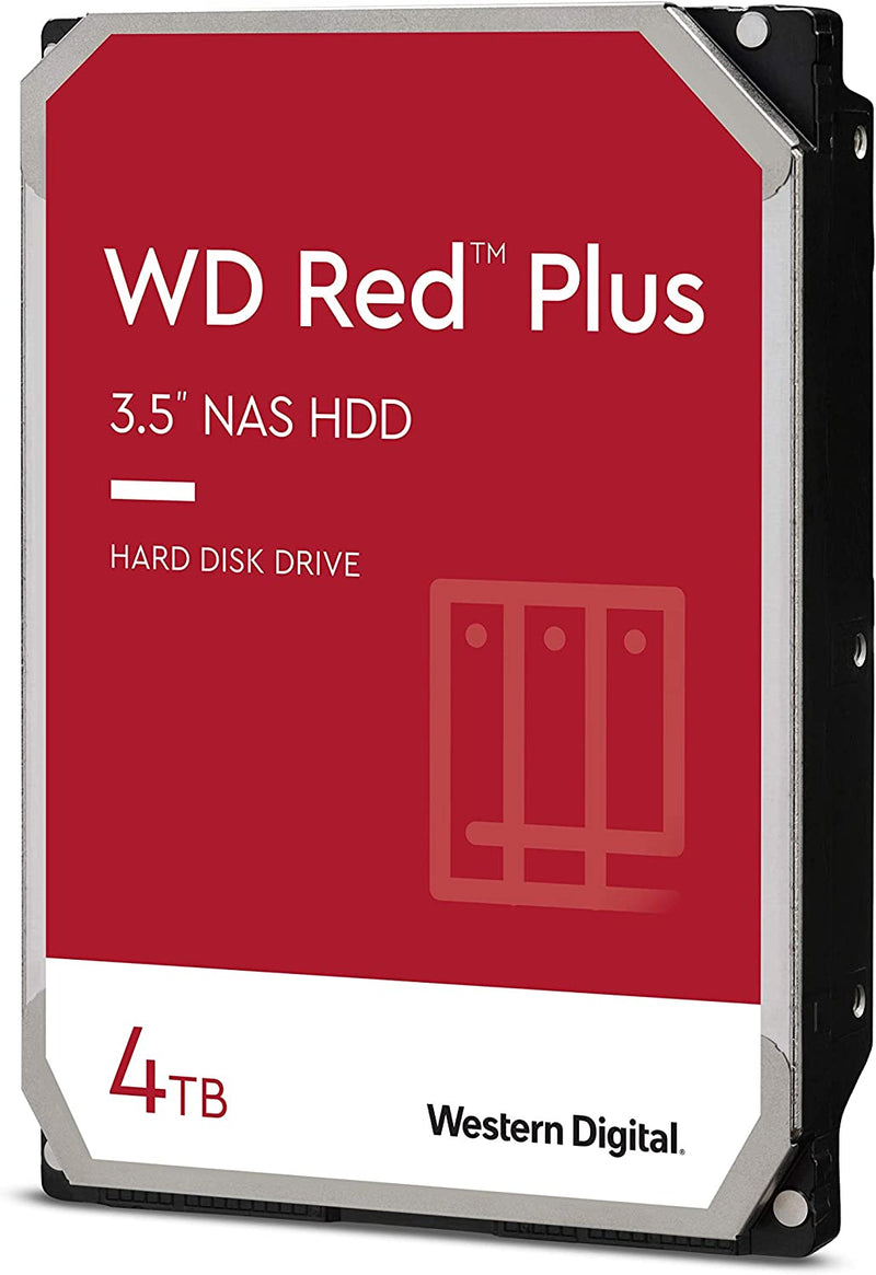 Western Digital Red Plus WD40EFPX internal hard drive 3.5" 4000 GB Serial ATA III