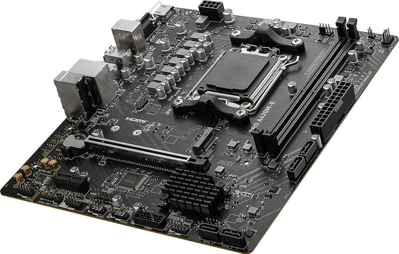 MSI PRO A620M-E AM5 Micro-ATX Motherboard. DDR5, PCIE 4.0