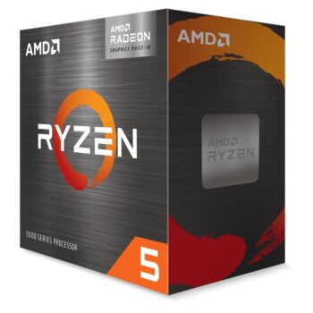 AMD 100-100001489BOX Ryzen 5 5500GT, 6-Core/12 Threads, Max Freq 4.4GHz, 19MB Cache Socket AM4 65W, Wraith Stealth Cooler, Radeon™ Graphics