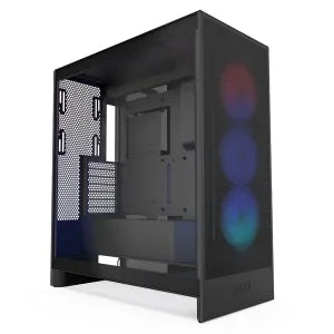 NZXT CM-H72FB-R1 H7 FLOW RGB 2024 MID-TOWER ATX CASE-ALL BLACK