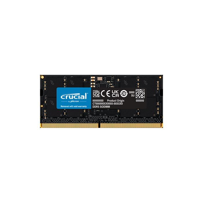 Crucial CT16G52C42S5 16GB (1x16GB) DDR5 SODIMM 5200MHz C42 1.1V Notebook Laptop Memory