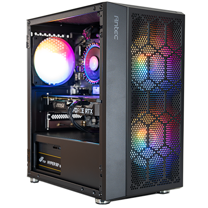 CorePulse Ready To Go Gaming PC (No Operating System) i5-12400F, GTX 1650, 8GB RAM, 1TB SSD, 1Y Warranty