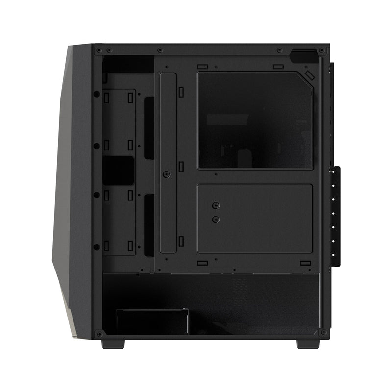 FSP CMT195A ATX Tower Gaming Case. ARGB light bar, 4*120 Fan(No RGB)