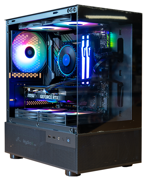 QuantumCrown. Ready To Go Gaming PC (CAN-S04908) i5-14400F, RTX 4060 8GB, 16GB RAM, 1TB SSD, Win 11 Home, 3Y Warranty