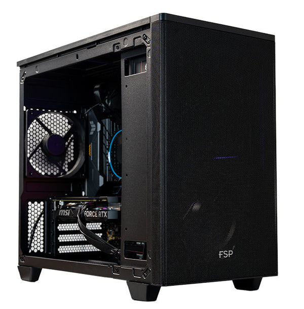 QuantumCrown. Ready To Go Gaming PC (CAN-S05427) i5-14400F, RTX 4060 Ti 8GB, 16GB RAM, 1TB SSD, WIN 11 HOME, 3Y Warranty