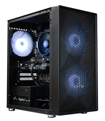 QuantumCrown. Ready To Go Gaming PC (OP-S04942) AMD R5-5500, RTX 4060 8GB, 16GB RAM, 1TB SSD, Win 11 Home, 3Y Warranty