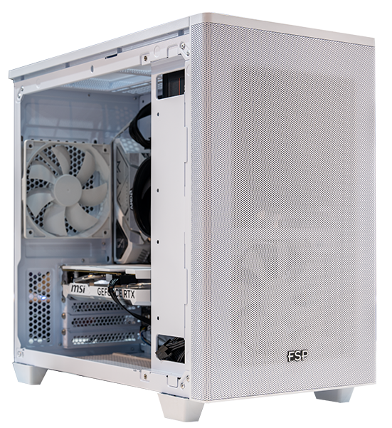 QuantumCrown. Ready To Go Gaming PC (ROC-S05036) R5-7500F, RTX 4060 8GB, 16GB RAM, 1TB SSD, Win 11 Home, 3Y Warranty