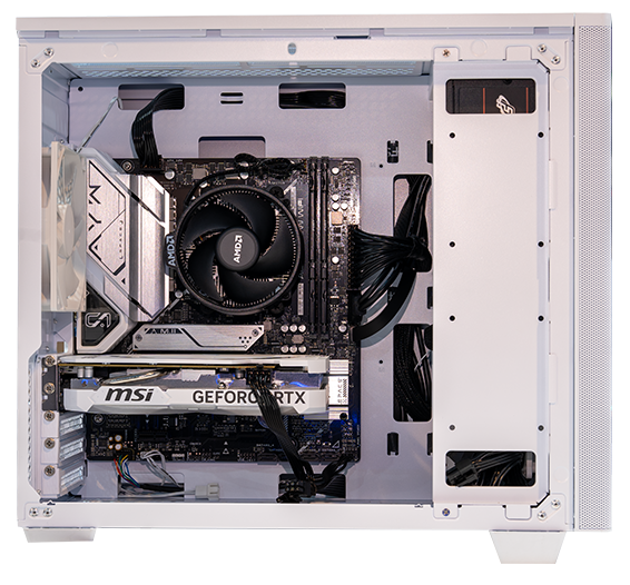 QuantumCrown. Ready To Go Gaming PC (ROC-S05036) R5-7500F, RTX 4060 8GB, 16GB RAM, 1TB SSD, Win 11 Home, 3Y Warranty