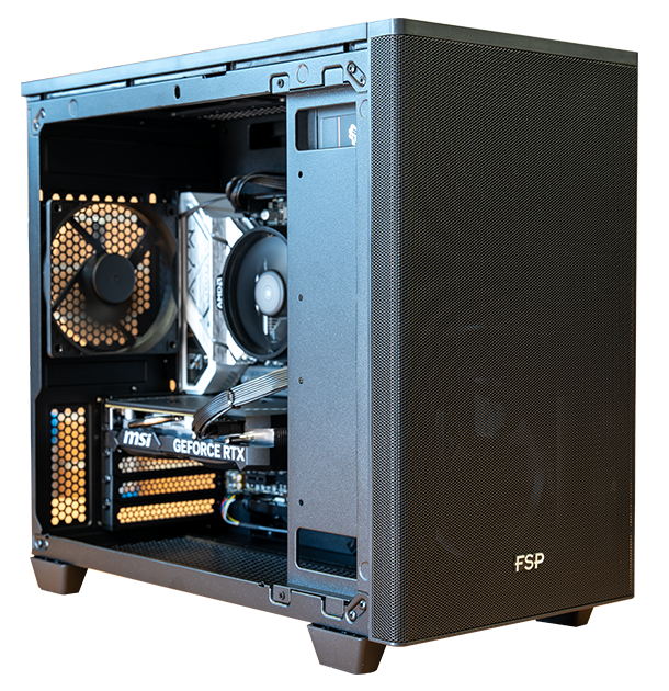 QuantumCrown. Ready To Go Gaming PC (CAN-S05050) R5-8400F, RTX 4060 8GB, 16GB RAM, 1TB SSD, Win 11 Home, 3Y Warranty