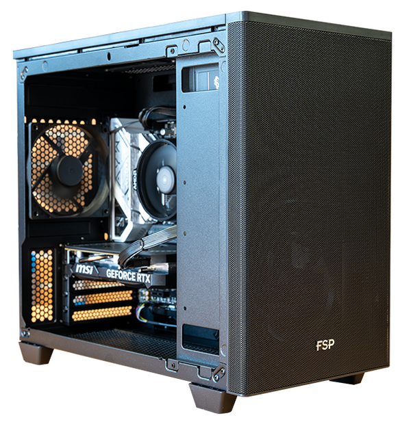 QuantumCrown. Ready To Go Gaming PC (CAN-S05050) R5-8400F, RTX 4060 8GB, 16GB RAM, 1TB SSD, Win 11 Home, 3Y Warranty