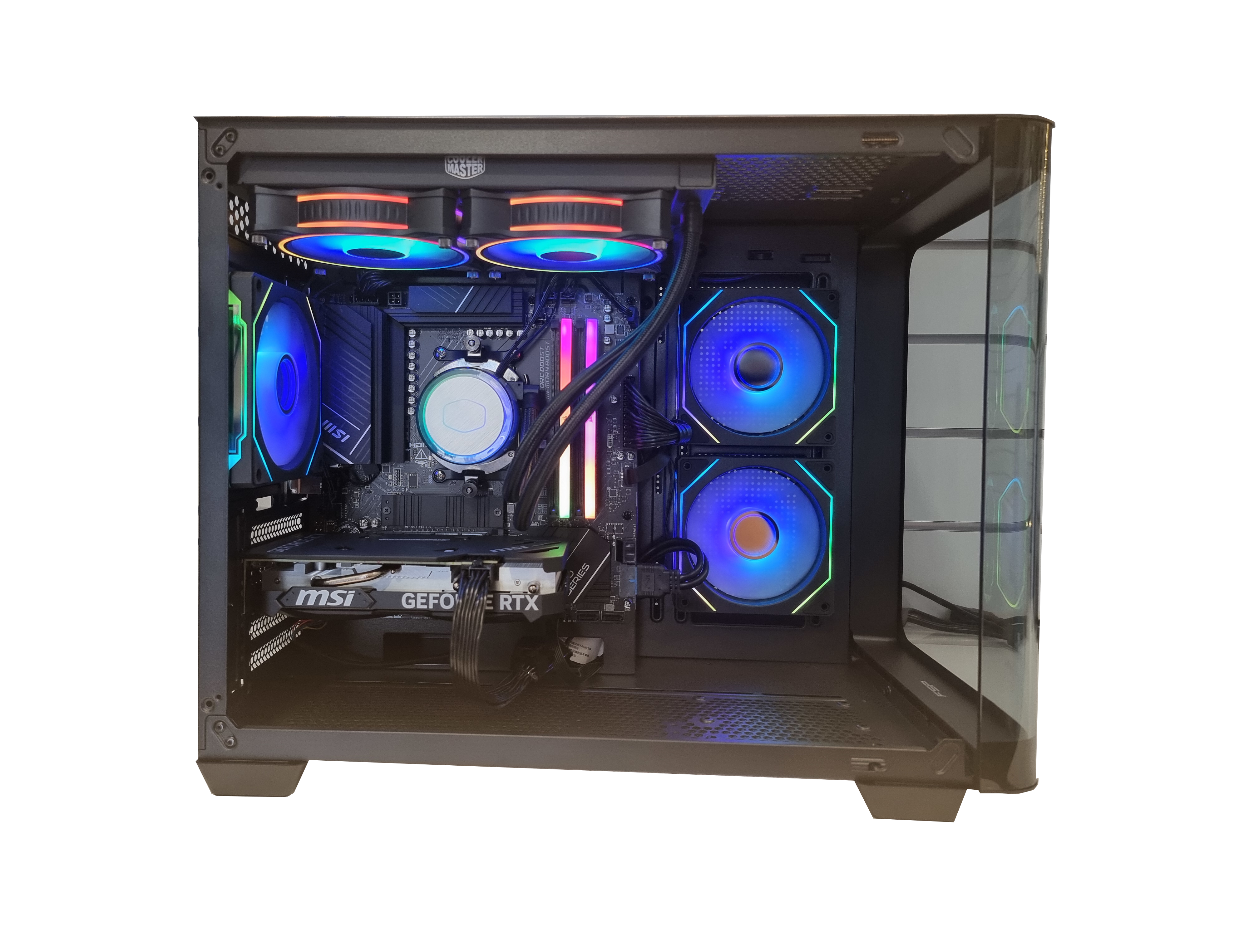 QuantumCrown. Ready To Go Gaming PC (ROC-S05263) Ryzen 5 7600, RTX 4060 8GB, 32GB RAM, 1TB SSD, WIN 11 HOME, 3Y Warranty