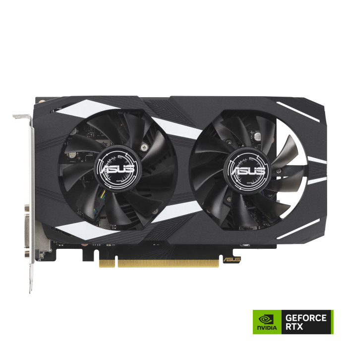 ASUS DUAL-RTX3050-O6G Dual GeForce RTX™ 3050 OC Edition 6GB GDDR6 with two powerful fans AAA gaming performance and ray tracing