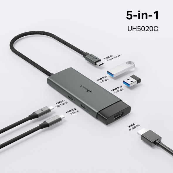 TP-Link UH5020C USB Type-C 5 in 1 Hub