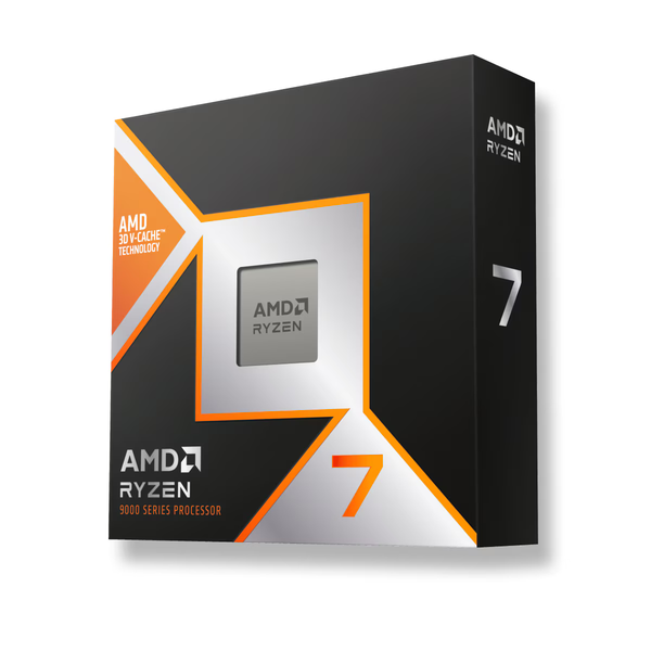 AMD 100-100001084WOF Ryzen 7 9800X3D 8Cores/16Threads, 120w, Max Boost Clock 5.2 GHz, PCIE 5.0, 96MB Cache, Radeon™ Graphics, 2200 MHz Frequency