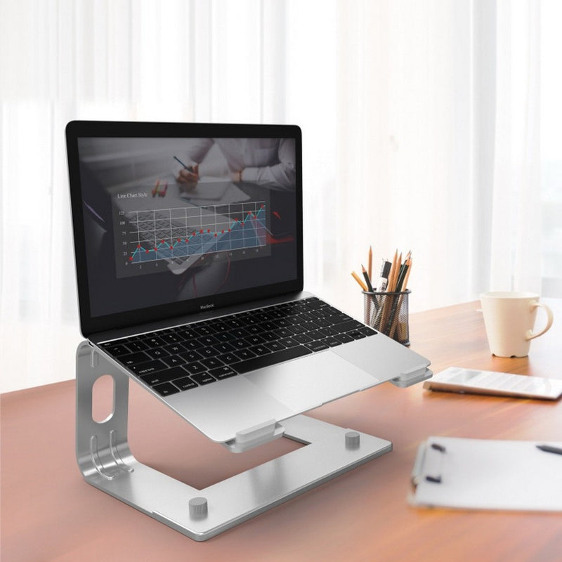 Simplecom CL510 Ergonomic Aluminium Laptop Cooling Stand Elevator, up to 15.6", MacBook compatible