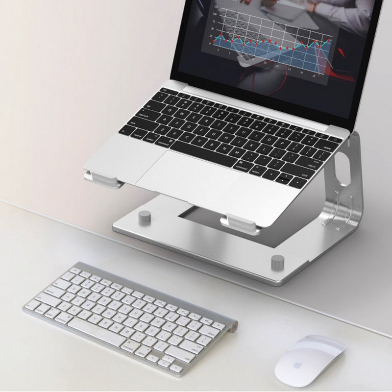 Simplecom CL510 Ergonomic Aluminium Laptop Cooling Stand Elevator, up to 15.6", MacBook compatible